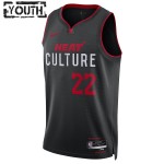Miami Heat Trikot Jimmy Butler Nike 2023-24 City Edition Schwarz Swingman - Kinder